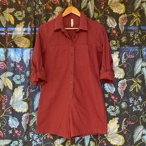 RVCA Long sleeve romper